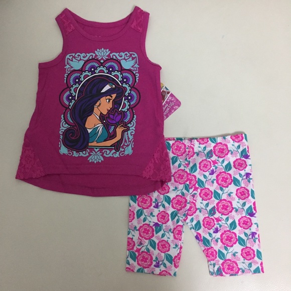 Disney Princess Jasmine 2pc Shorts Set